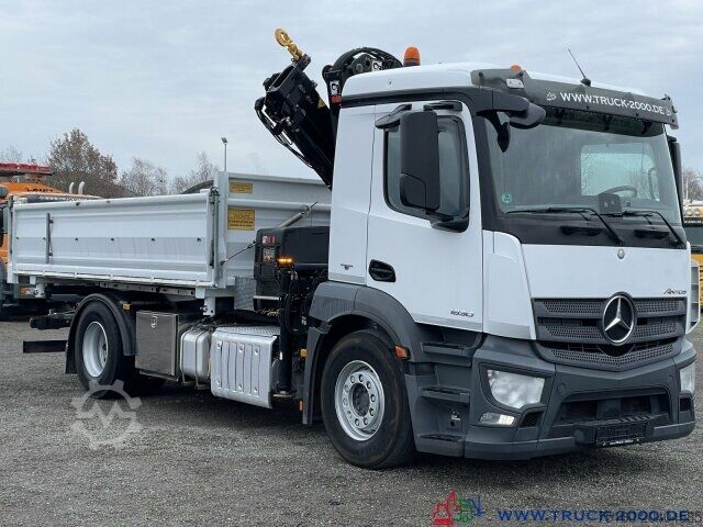 Autolaadkraan Mercedes-Benz Antos 1830 Hiab X-HIDUO138E2 Kran +FB 5+6 Kreis