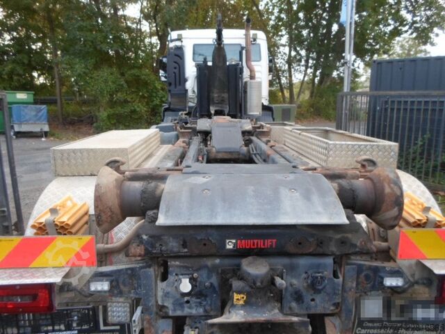 Autocamion cu cârlig pentru containere MAN TGS 41.480/8x4/Abroller HIAB KNICKARM