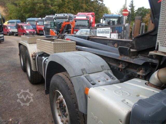 Autocamion cu cârlig pentru containere MAN TGS 41.480/8x4/Abroller HIAB KNICKARM