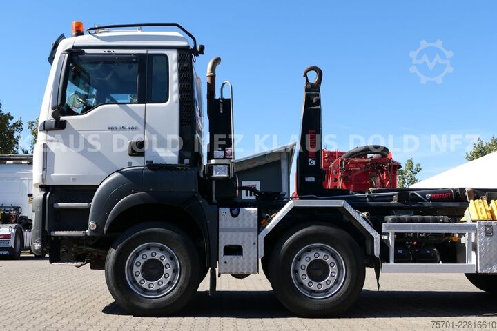 Hakowiec MAN TGS 35.480 Abrollkipper Hiab Retarder Euro 6