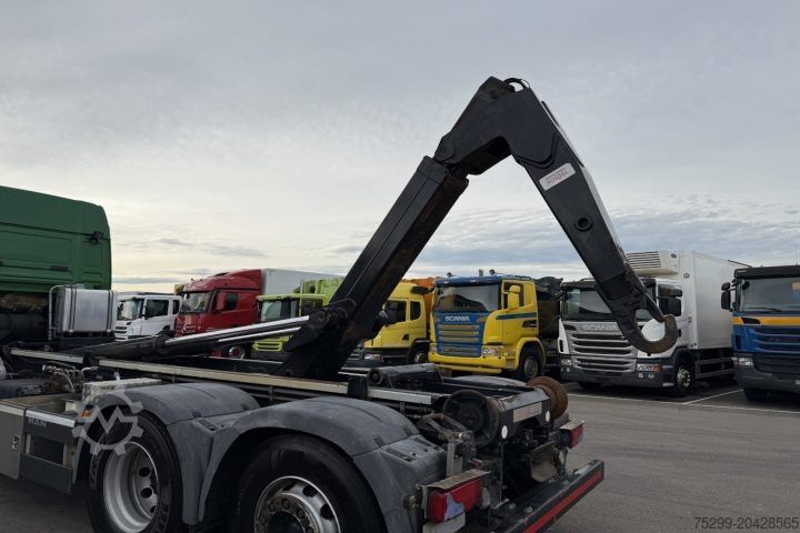 Kamion s kipom s pomičnim kontejnerom MAN TGS 35.440 8x2 Trösch / Swiss-Vehicle