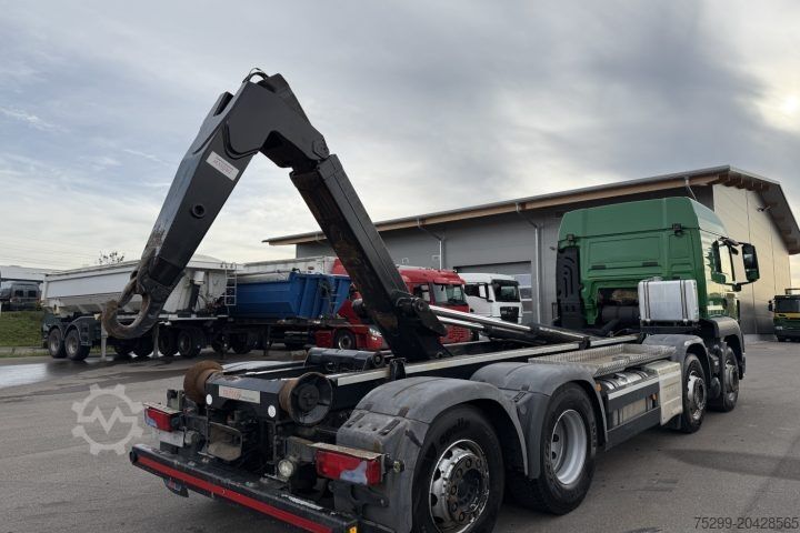 Kamion s kipom s pomičnim kontejnerom MAN TGS 35.440 8x2 Trösch / Swiss-Vehicle
