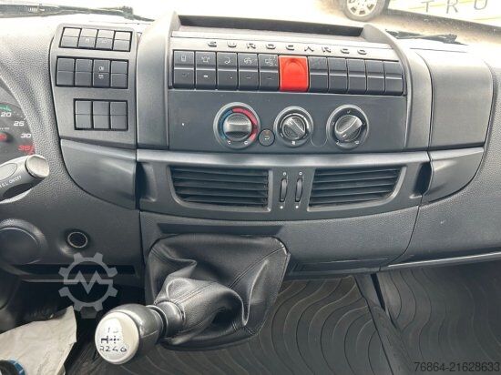 Flatbed truck with tarp IVECO EUROCARGO 120E22 PLANE, SCHALTER LBW