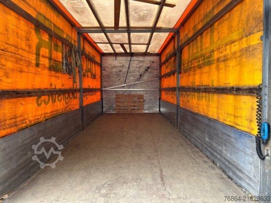 Flatbed truck with tarp IVECO EUROCARGO 120E22 PLANE, SCHALTER LBW