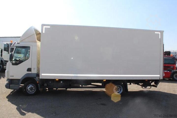 Box body DAF LF 45.160 + EURO 5 + LIFT +MANUAL +  7.5T