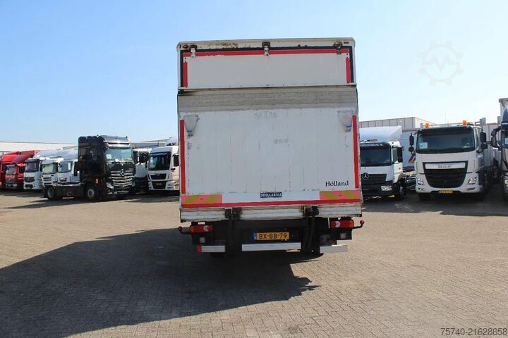 Box body DAF LF 45.160 + EURO 5 + LIFT +MANUAL +  7.5T