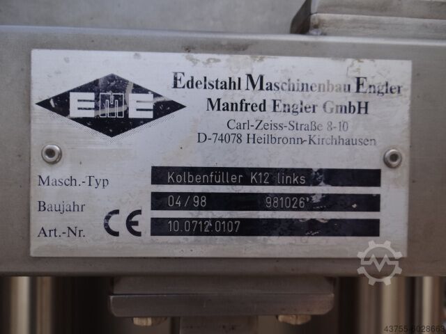 Rotary Pistonfiller Engler K12-Links