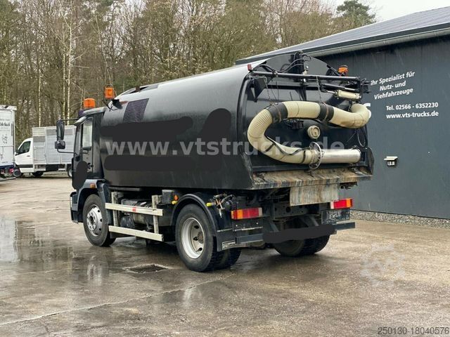Vejfejemaskine MAN Kehrmaschine Bucher Schörling Blatt Federung