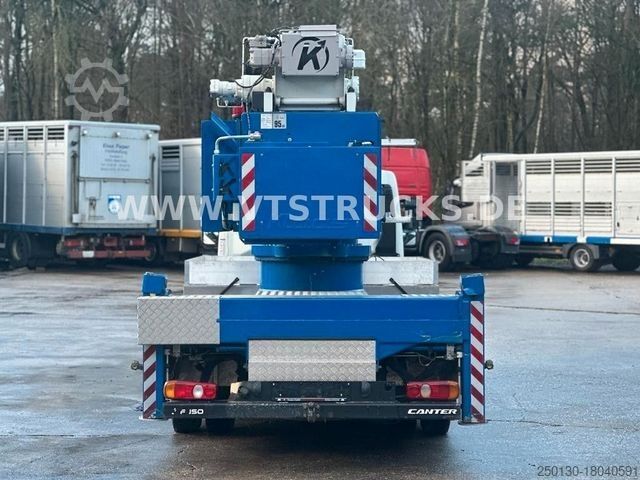 Vrachtwagen met kraanopbouw MITSUBISHI Fuso Canter 9C18 Klaas Dachdeckerkran