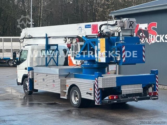 Vrachtwagen met kraanopbouw MITSUBISHI Fuso Canter 9C18 Klaas Dachdeckerkran