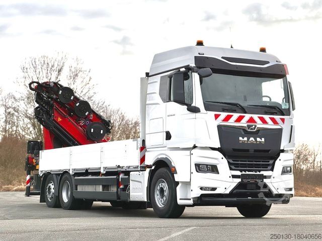 Macara montată pe camion MAN TGX TG3 26.510 HMF Kran 5020K RCS + JIB