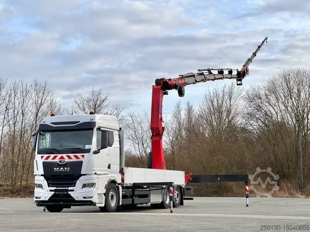 Truck mounted crane MAN TGX TG3 26.510 HMF Kran 5020K RCS + JIB