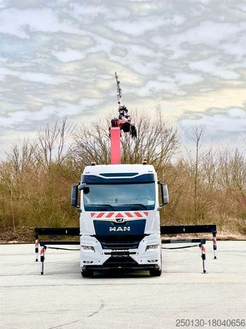 Truck mounted crane MAN TGX TG3 26.510 HMF Kran 5020K RCS + JIB
