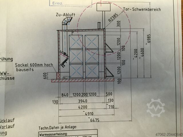 Komora suszarnicza Mühlböck z drzwiami wahadłowymi  