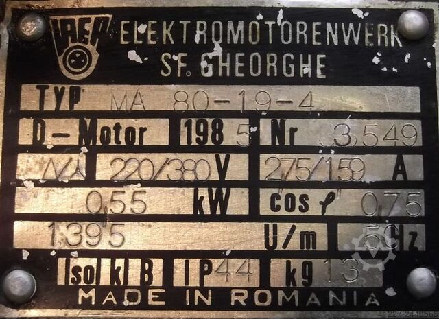 Elektromotor 0,55 kW 1395 U/min IAEA MA 80-19-4