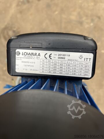 Bomba vertical Lowara 2,4-8 m3/h Altura Lowara SV409F15T/A