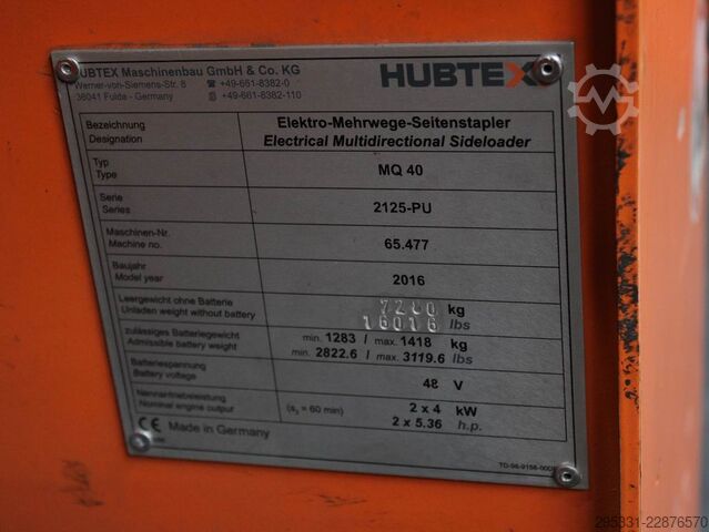  Hubtex MQ 40