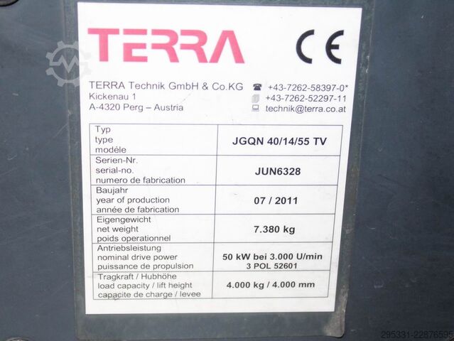 Chariot élévateur latéral Jumbo JGQN 40/14/55 TV
