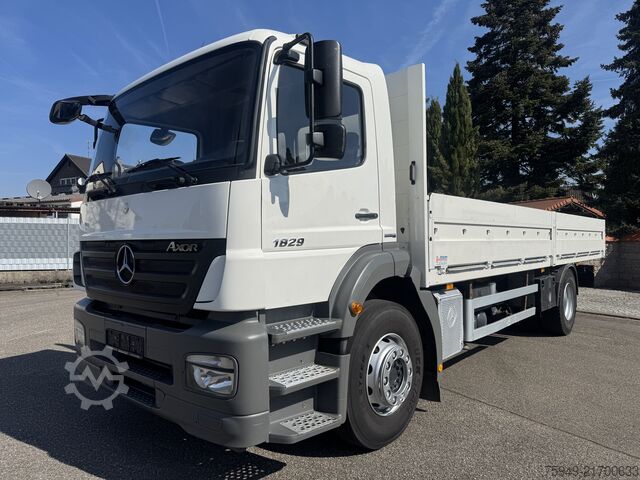 Axor 1829 L plataforma, 7,35 m, suspensión neumática Mercedes-Benz Axor 1829 L Pritsche 7,35m, Luftfederung