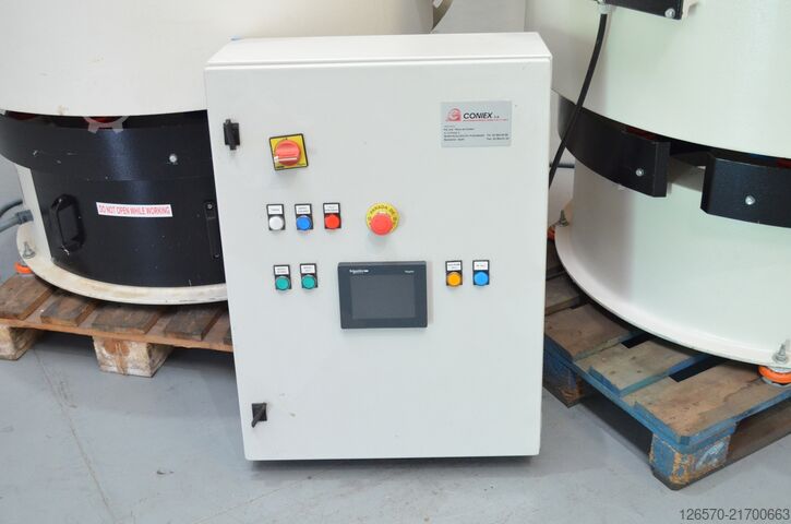 Máquina de acabado vibratorio Erba EVK-350 y EVP-A 350