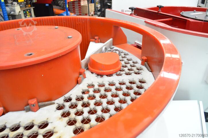 Máquina de acabado vibratorio Erba EVK-350 y EVP-A 350