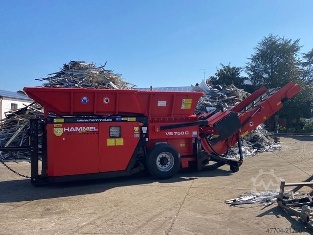 Triturador de dos ejes Hammel VB 750 D