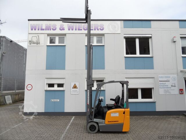 Stivuitor electric cu 3 roți Jungheinrich EFG BB 216k - NEUGERÄT - 4,80 m Triplex