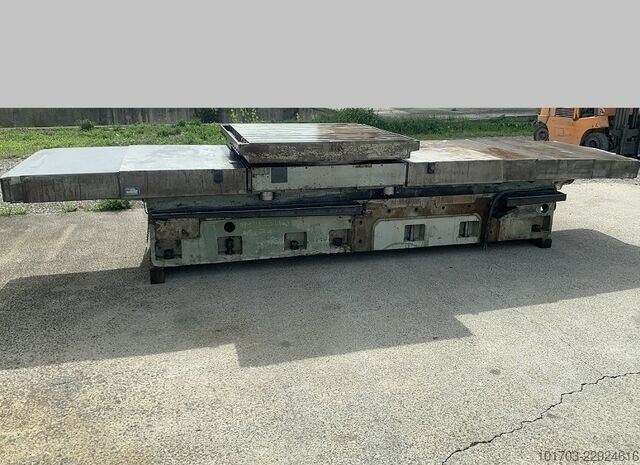 Forgó fúróasztal Table rotative pour aléseuse Course X : 2000 mm