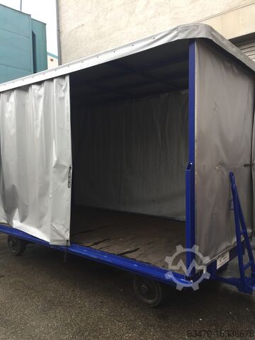 Remorque industrielle 6t opt. avec structure de toit Multi-Trans VAL 30