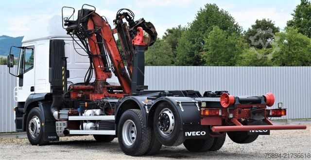 Autocamion cu cârlig pentru containere IVECO STRALIS 400 * ABROLLKIPPER * ESSEL 0902* TOP