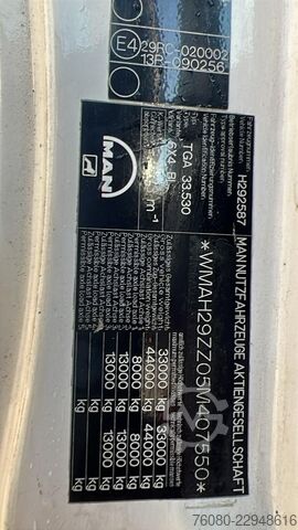  MAN TGA 33.530 (GRAND PONT / BIG AXLE)
