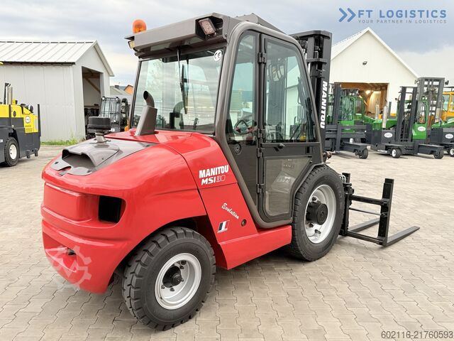 Terränggående gaffeltruck Manitou MSI30 / DIESEL / DUPLEX 3350 / CABIN
