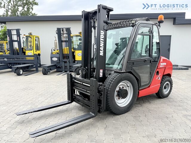 Terränggående gaffeltruck Manitou MSI30 / DIESEL / DUPLEX 3350 / CABIN