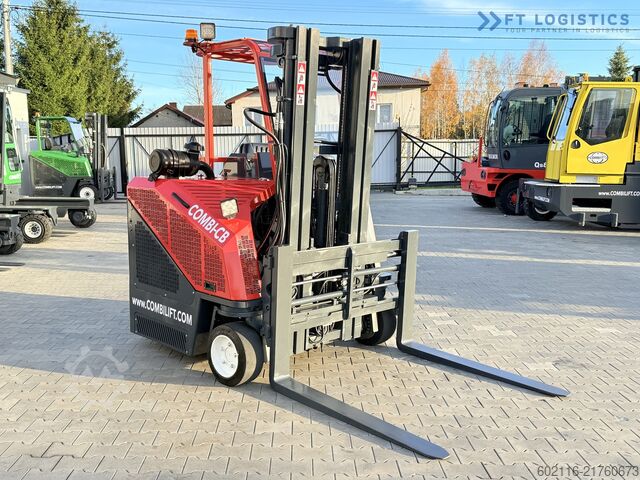 τετραπλής κατεύθυνσης περονοφόρο όχημα Combilift C3000CB GAS TRIPLEX 4900 FREE-LIFT