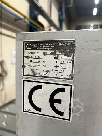 Máquina de dobragem giratória RAS 73.30