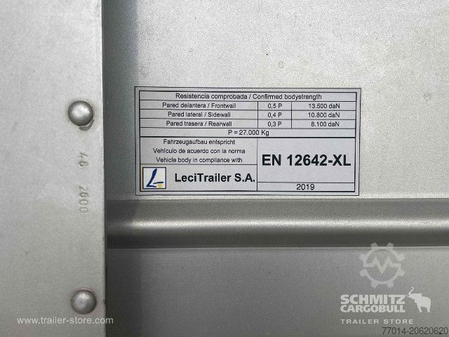 Semiremorcă deschisă cu prelată Leci Trailer Curtainsider Standard