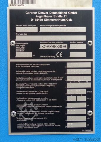 Compressore a vite 55 kW CompAir L55RS CompAir L55RS