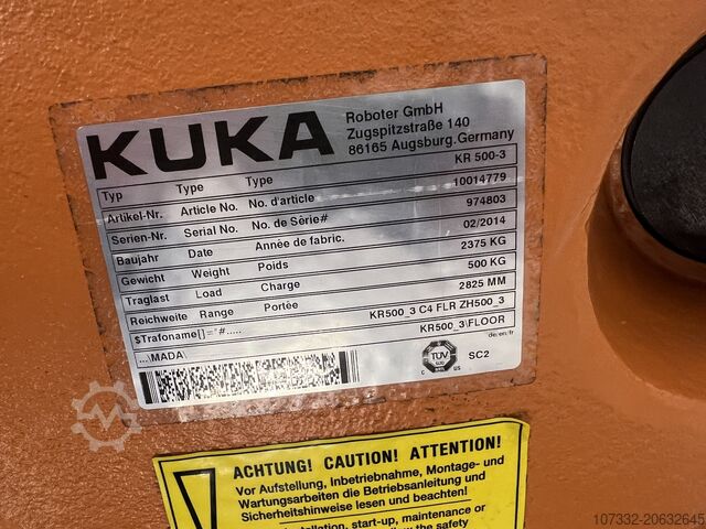 Ipari robotok KUKA KR 500-3