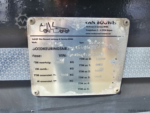 Hook arm system Van Bouwel 25T HOOKLIFT / ABROLKIPPER / LIFT AXLE