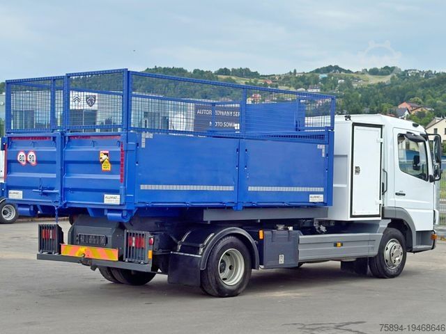 Camion scarrabile MERCEDES-BENZ 815 * Abrollkipper  + CONTAINER 3,68 m * TOP