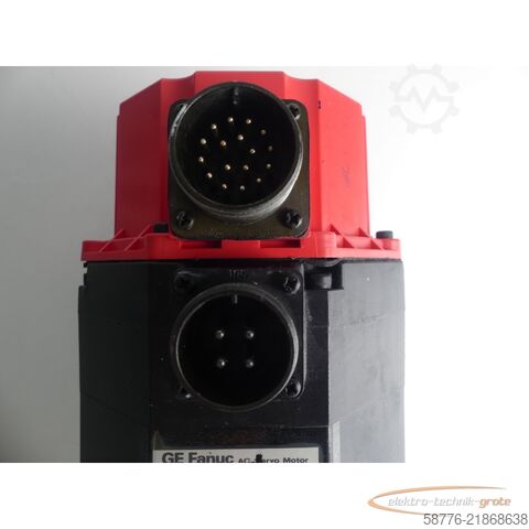  Fanuc GE  A06B-0128-B176 # 7000 ?6/3000 AC Servo Motor Seriennummer: C009C2874
