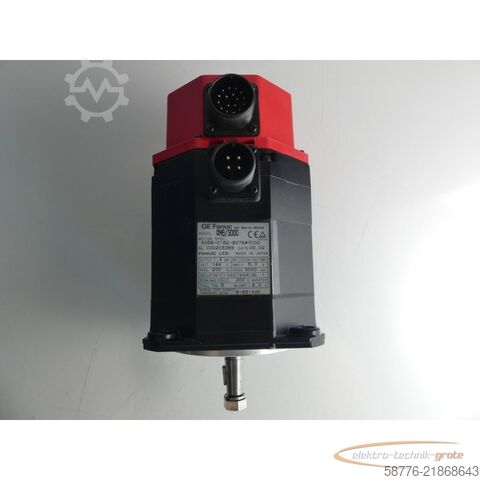 Styrenhet Fanuc GE  A06B-0162-B076 # 7000 ?M6/3000 AC Servo Motor Seriennummer: C002C5365