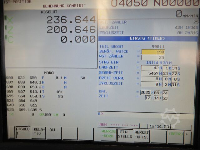 CNC Drehmaschine Spinner TC400