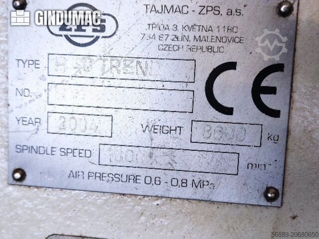 Horisontell maskinbearbetningscenter TAJMAC-ZPS H40 TREND