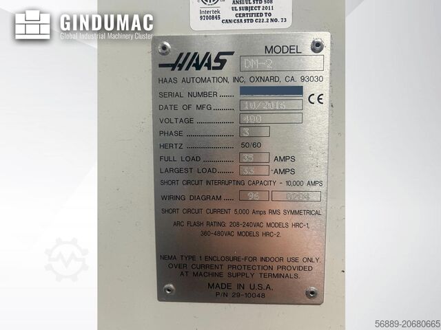 Centro de usinagem vertical HAAS DM-2