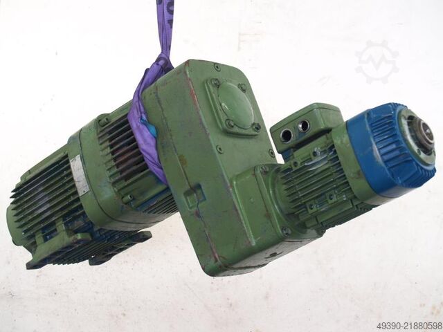 2-Stufen Elektromotor, Schubanker-Getriebemotor, Demagmotor, Fahrwerksantrieb DEMAG KBA 125 B + KBA 80 A - FG 08B-B3-23-H1-F1