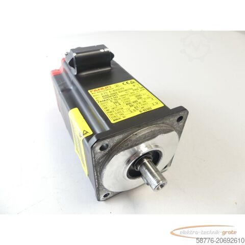 Fanuc-motor Fanuc A06B-0064-B203 AC Servo Motor SN:C099E0457 + A860-2020-T321