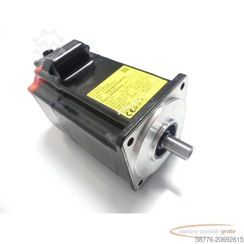 Fanuc-motor Fanuc A06B-0064-B203 AC Servo Motor SN:C124F341F + A860-2020-T321 Pulsecoder