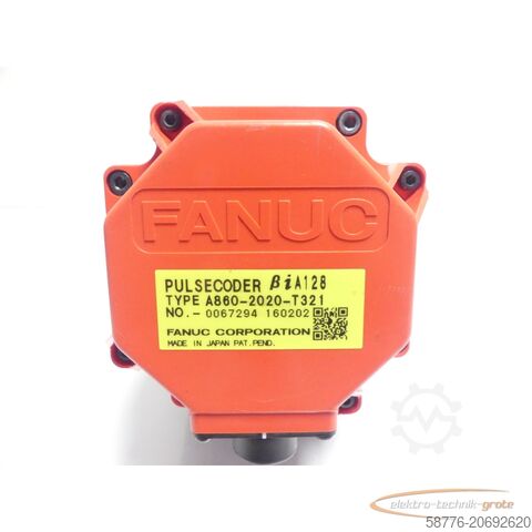 Fanuc-motor Fanuc A06B-0064-B503 # 0100 Motor SNC154F21A6 + A860-2020-T321 --