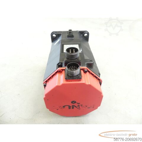 Fanuc Motor Fanuc A06B-0185-B277 #7000 AC Servomotor SN: C99ZA4319